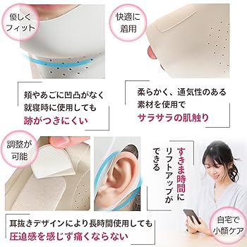 Amazon | AT Product フェイスベルト 小顔ベルト リフトアップ